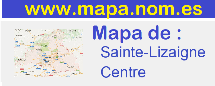 mapa de  Sainte-Lizaigne