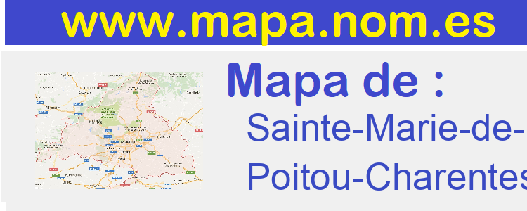 mapa de  Sainte-Marie-de-Re