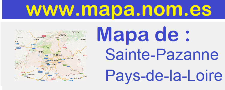 mapa de  Sainte-Pazanne