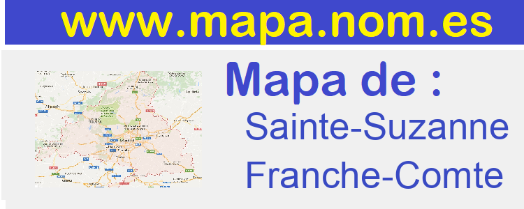 mapa de  Sainte-Suzanne