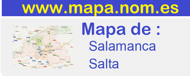 mapa de  Salamanca