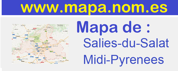 mapa de  Salies-du-Salat