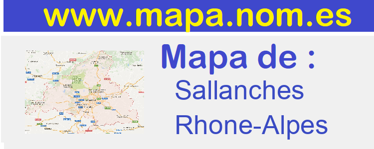 mapa de  Sallanches