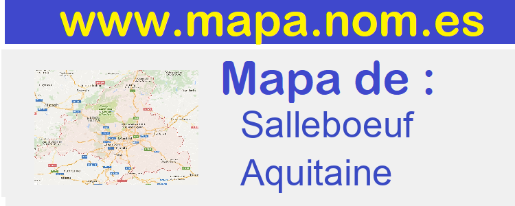 mapa de  Salleboeuf