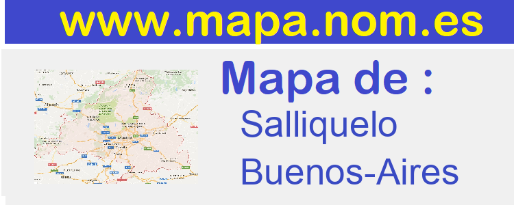 mapa de  Salliquelo