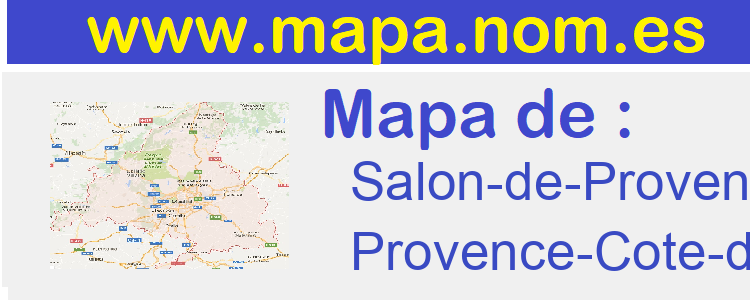mapa de  Salon-de-Provence