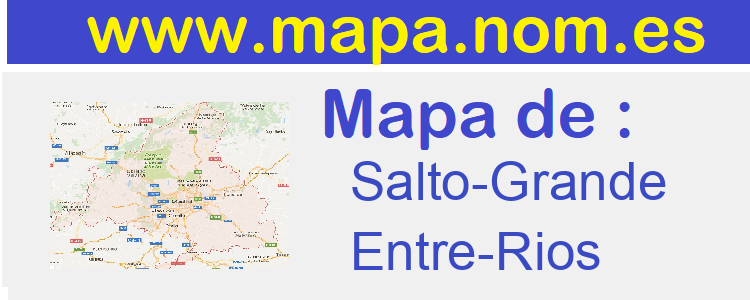 mapa de  Salto-Grande