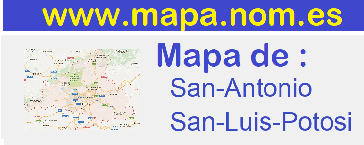 mapa de  San-Antonio