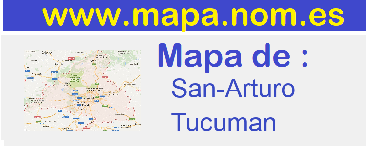 mapa de  San-Arturo