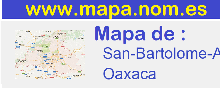 mapa de  San-Bartolome-Ayautla