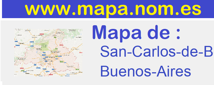 mapa de  San-Carlos-de-Bolivar