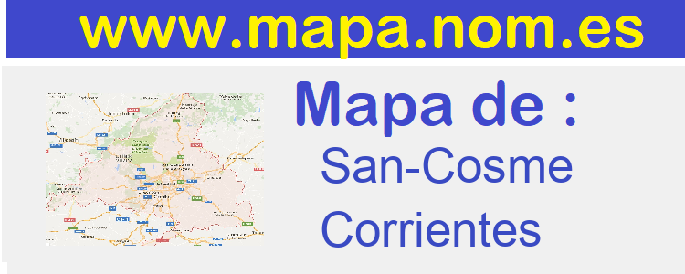 mapa de  San-Cosme