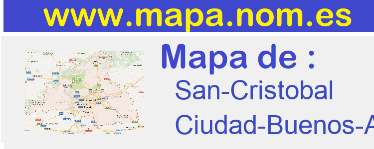 mapa de  San-Cristobal