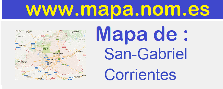 mapa de  San-Gabriel
