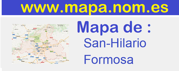 mapa de  San-Hilario