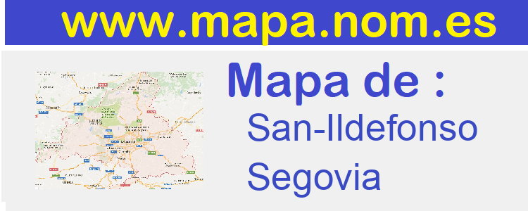 mapa de  San-Ildefonso