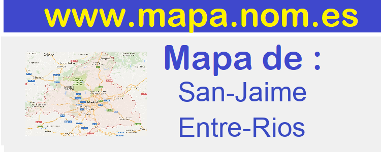 mapa de  San-Jaime