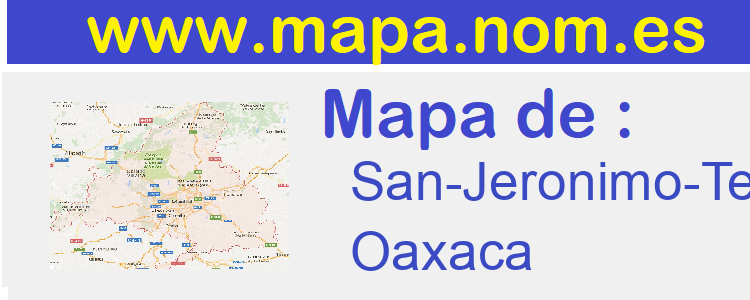 mapa de  San-Jeronimo-Tecoatl