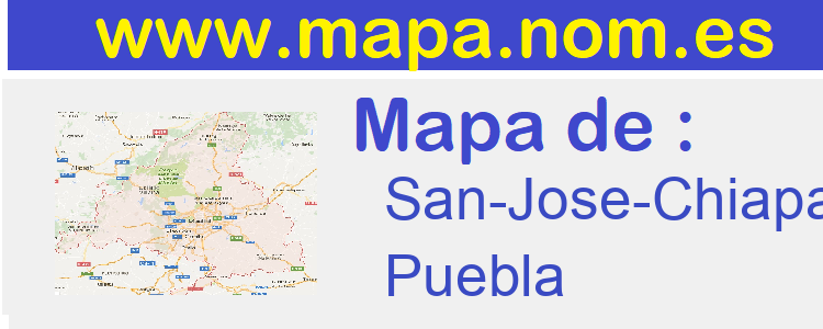 mapa de  San-Jose-Chiapa