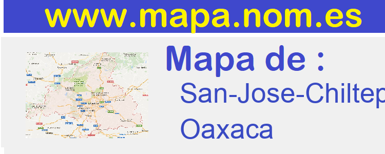 mapa de  San-Jose-Chiltepec
