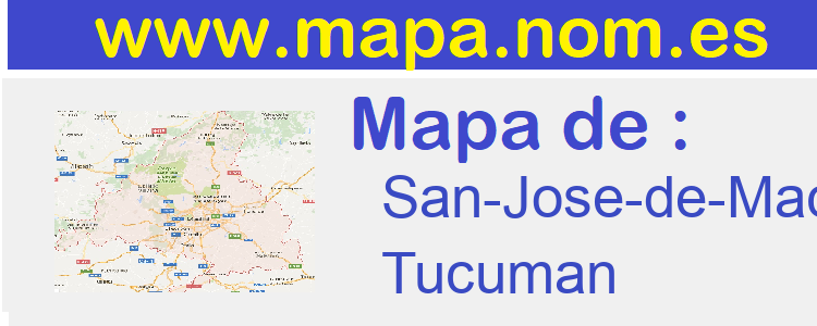 mapa de  San-Jose-de-Macomitas