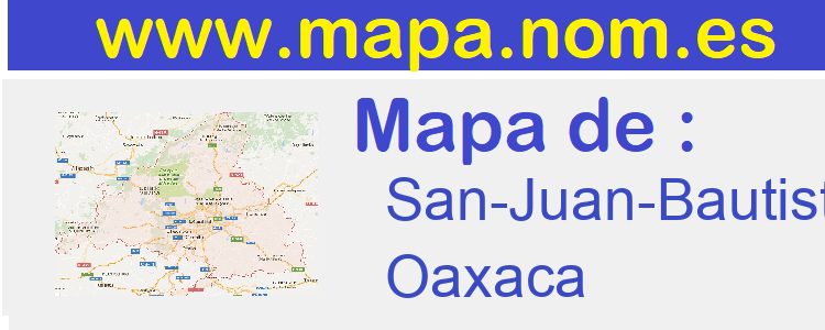 mapa de  San-Juan-Bautista-Coixtlahuaca