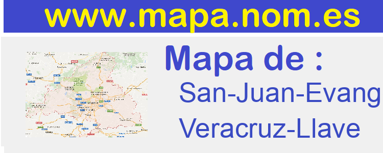 mapa de  San-Juan-Evangelista