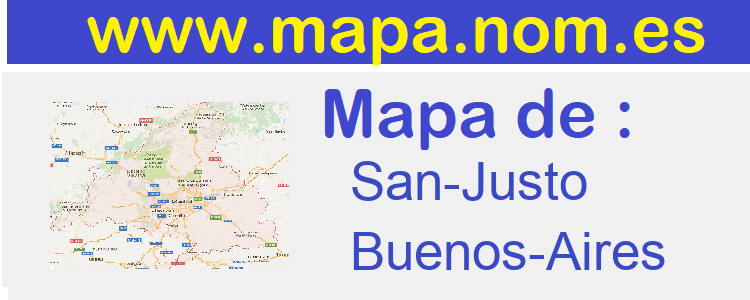 mapa de  San-Justo