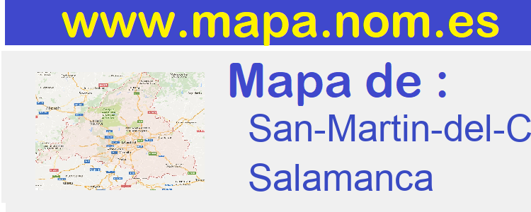 mapa de  San-Martin-del-Castanar