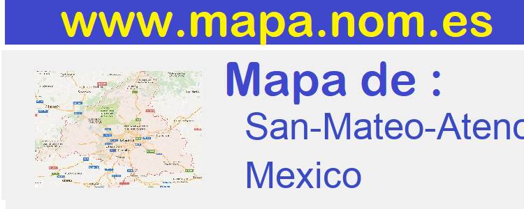 mapa de  San-Mateo-Atenco