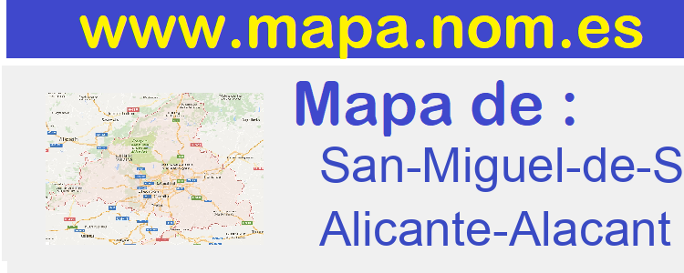 mapa de San-Miguel-de-Salinas