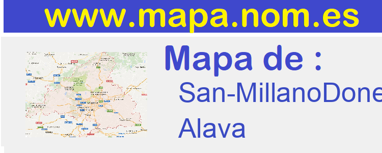 mapa de  San-MillanoDonemiliaga