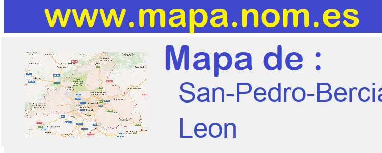 mapa de  San-Pedro-Bercianos