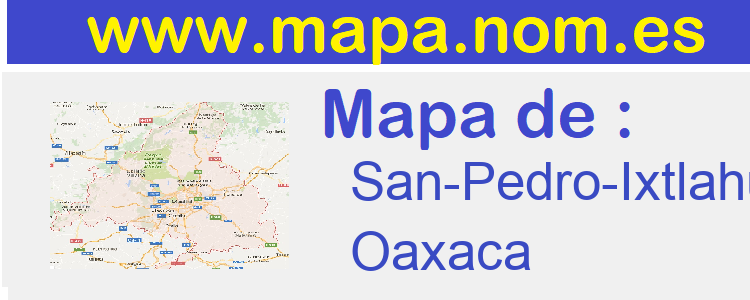 mapa de  San-Pedro-Ixtlahuaca