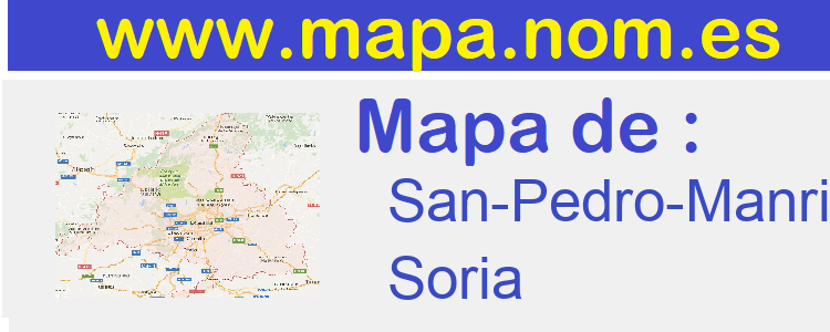 mapa de  San-Pedro-Manrique