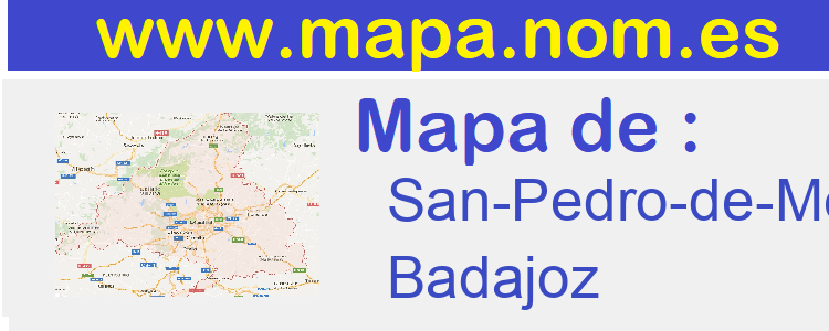 mapa de San-Pedro-de-Merida