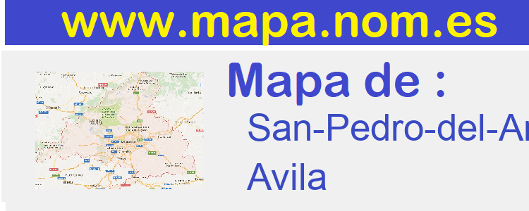mapa de  San-Pedro-del-Arroyo
