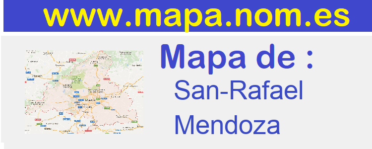 mapa de  San-Rafael
