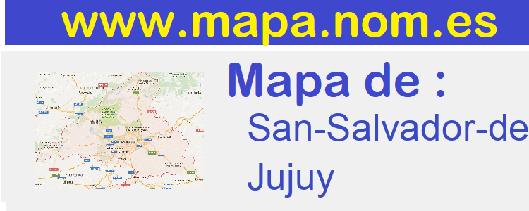 mapa de  San-Salvador-de-Jujuy
