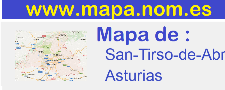 mapa de  San-Tirso-de-Abres