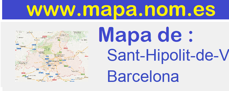 mapa de  Sant-Hipolit-de-Voltrega