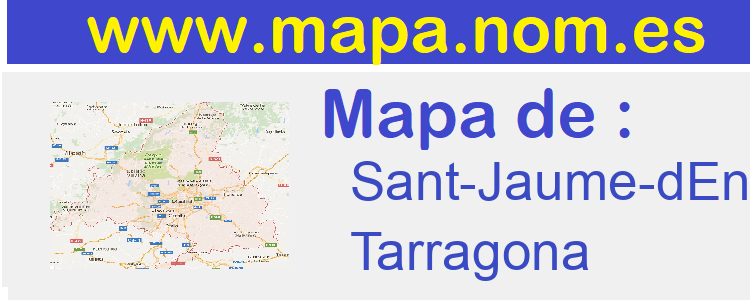 mapa de  Sant-Jaume-dEnveja