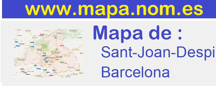 mapa de  Sant-Joan-Despi