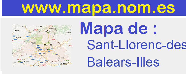 mapa de  Sant-Llorenc-des-Cardassar