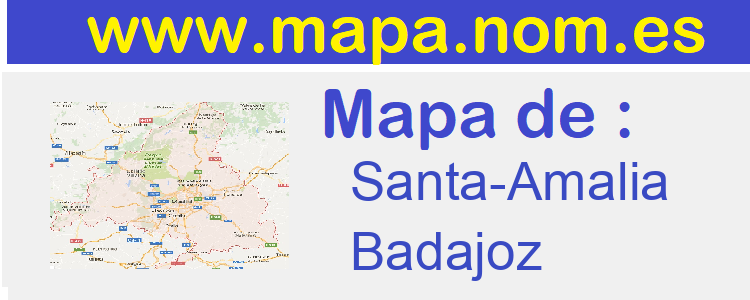 mapa de  Santa-Amalia