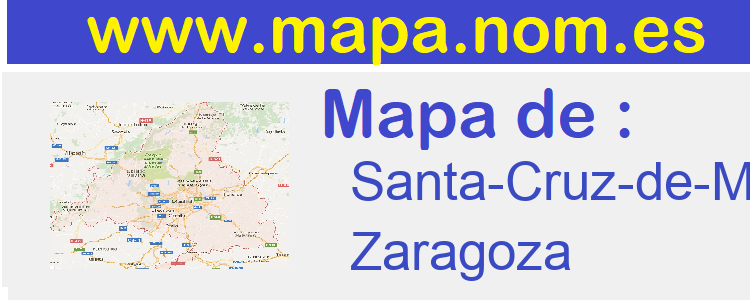 mapa de  Santa-Cruz-de-Moncayo