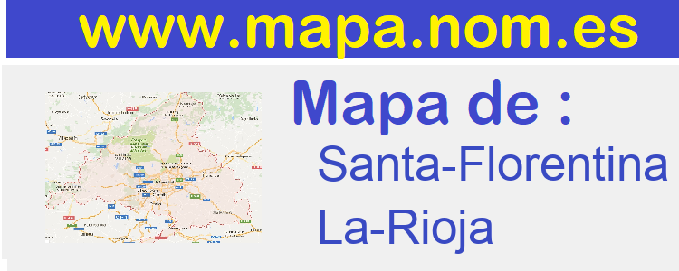 mapa de  Santa-Florentina