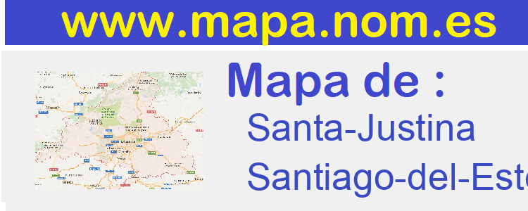 mapa de  Santa-Justina