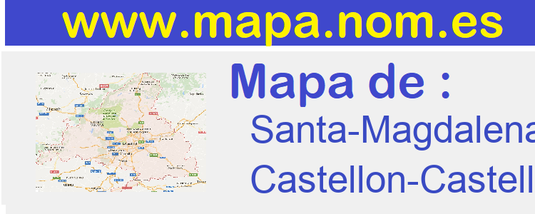mapa de  Santa-Magdalena-de-Pulpis