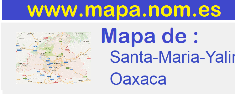 mapa de  Santa-Maria-Yalina
